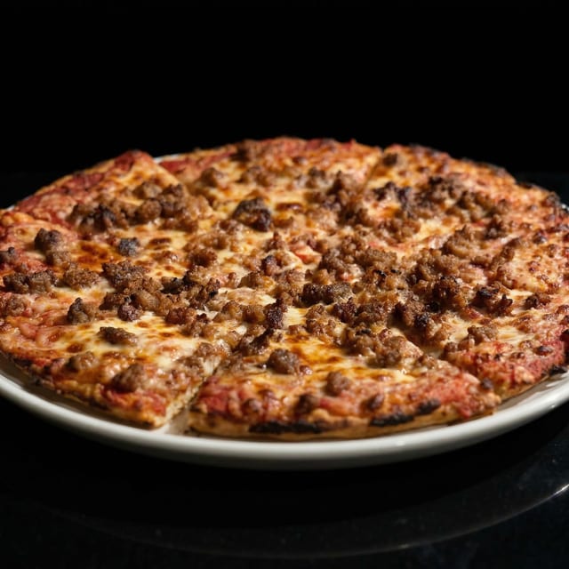 Create Your Own Ground Beef Pizza.