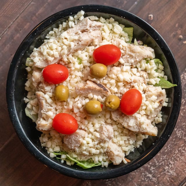 Chicken & Cheese Salad.