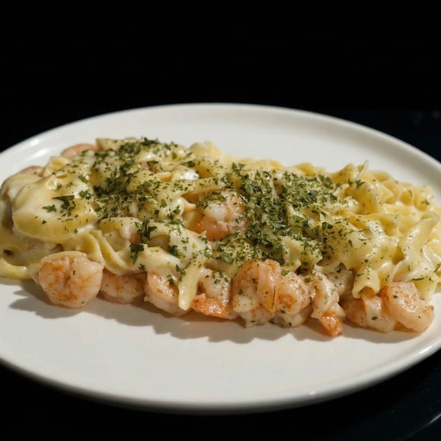 Shrimp Fettuccine.